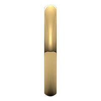 14K Yellow Gold 3 mm Half Round Comfort Fit Heavy Wedding Band 4