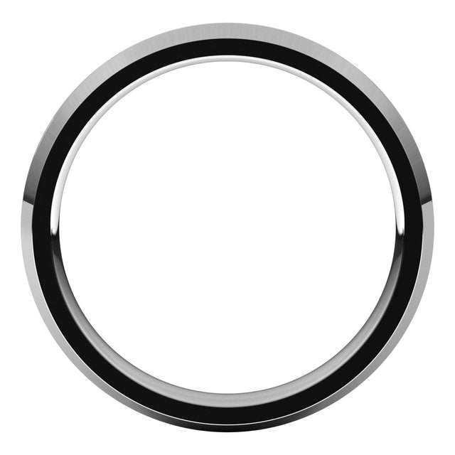 Sterling Silver 3 mm Knife Edge Comfort Fit Wedding Band 2