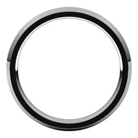 Sterling Silver 3 mm Knife Edge Comfort Fit Wedding Band 2