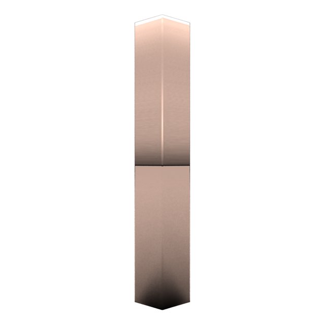 14K Rose Gold 4 mm Knife Edge Comfort Fit Wedding Band 4