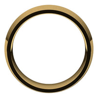 14K Yellow Gold 8 mm Knife Edge Comfort Fit Wedding Band 2