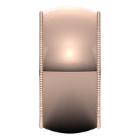 14K Rose Gold 10 mm Milgrain Half Round Wedding Band 4