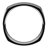 Platinum 6 mm Square Comfort Fit Wedding Band 2