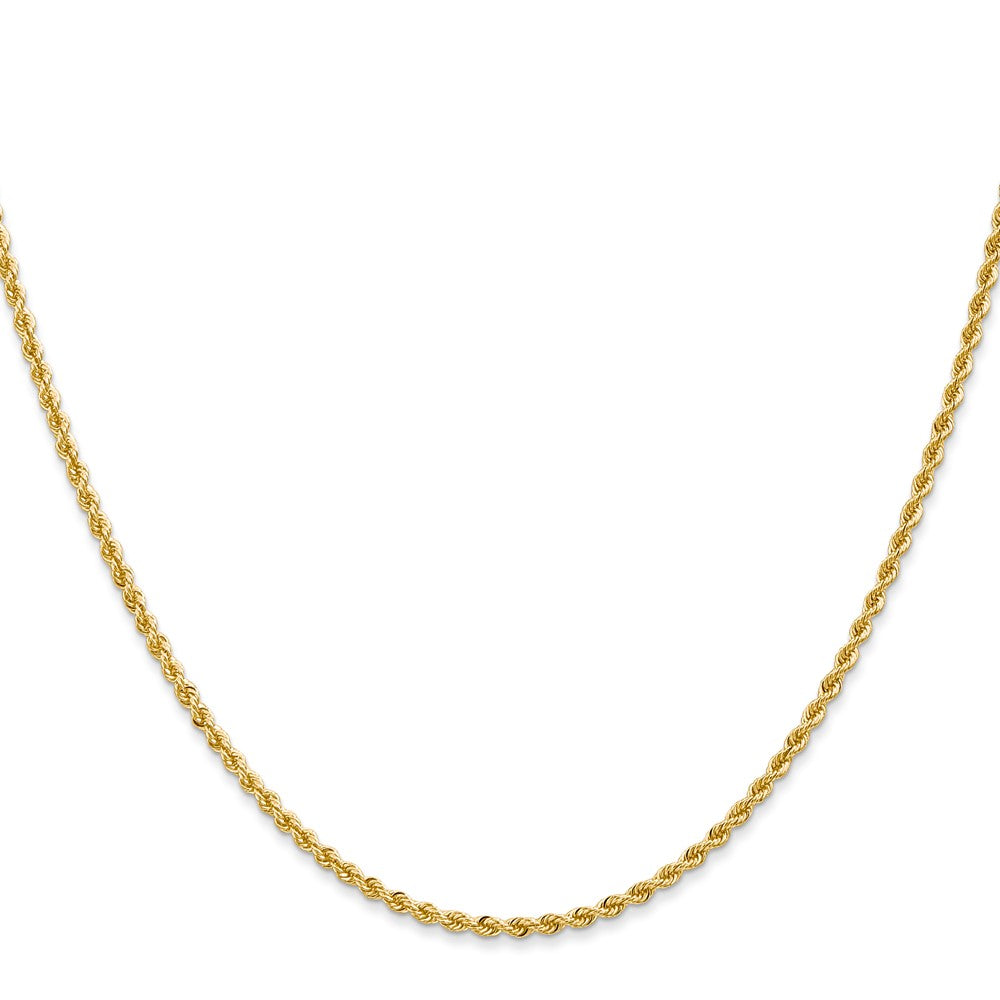 Leslie's 14K 2mm Solid Regular Rope Chain