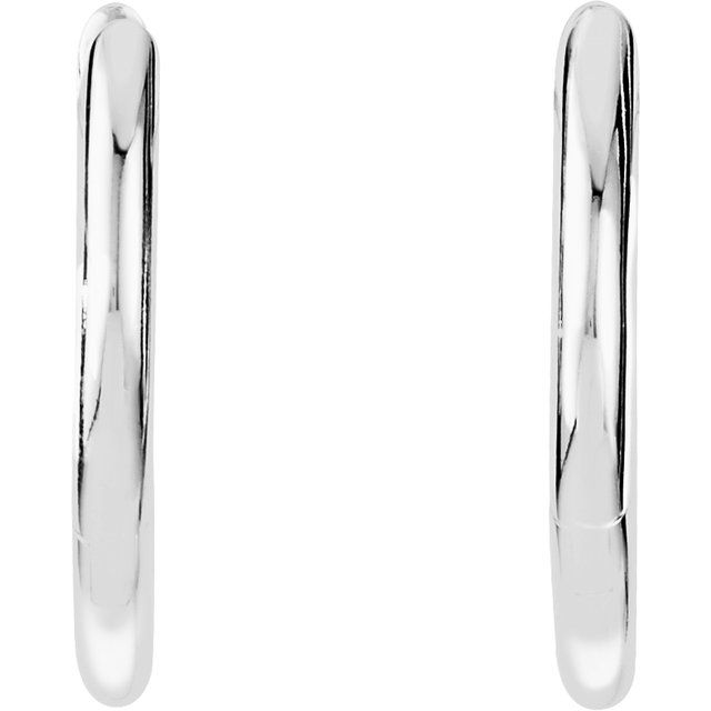 Round Tube Hinged Earrings 2