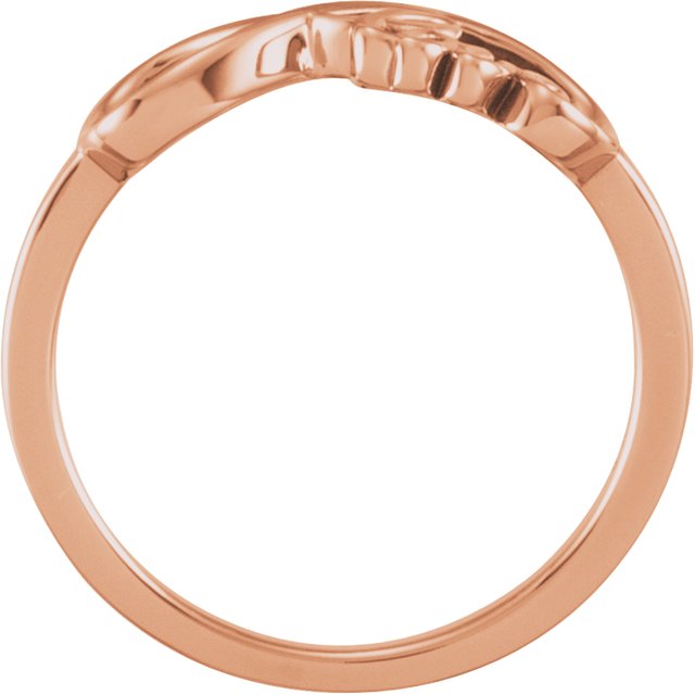 14K Rose Love Infinity-Inspired Ring 2