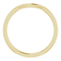 14K Yellow Contour Band 2