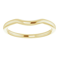 14K Yellow Contour Band 3