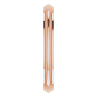14K Rose Gold 2.5 mm Half Round Edge Comfort Fit Wedding Band 4