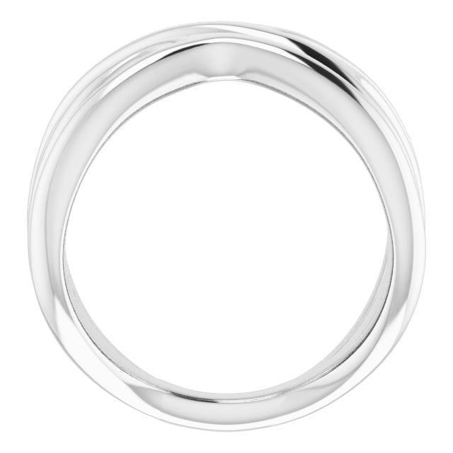 Sterling Silver Negative Space Ring 2