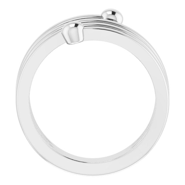 Sterling Silver Negative Space Ring 2