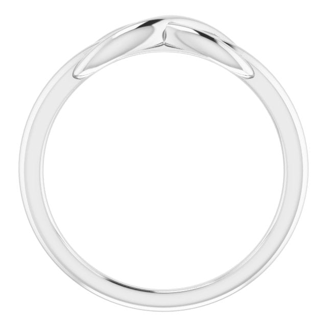 Sterling Silver Infinity-Style Ring 2