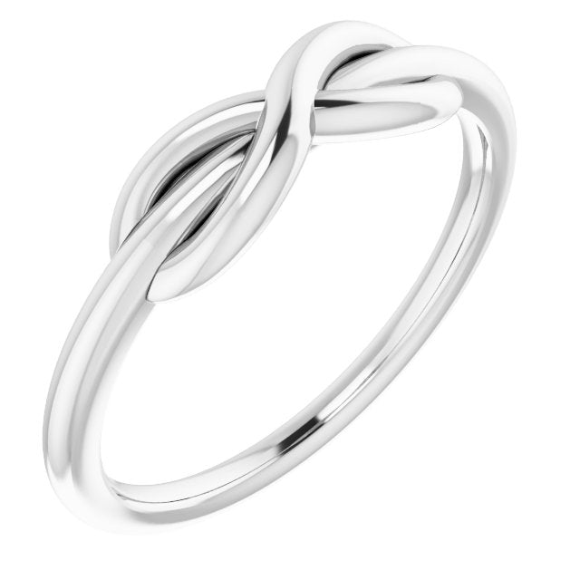 Sterling Silver Infinity-Style Ring 1