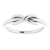 Sterling Silver Infinity-Style Ring 3
