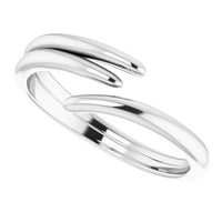 Sterling Silver Bypass Ring 5