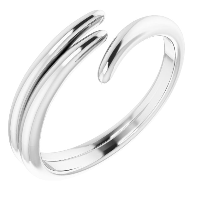 Sterling Silver Bypass Ring 1