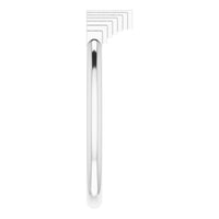 Platinum Geometric Stackable Ring 4