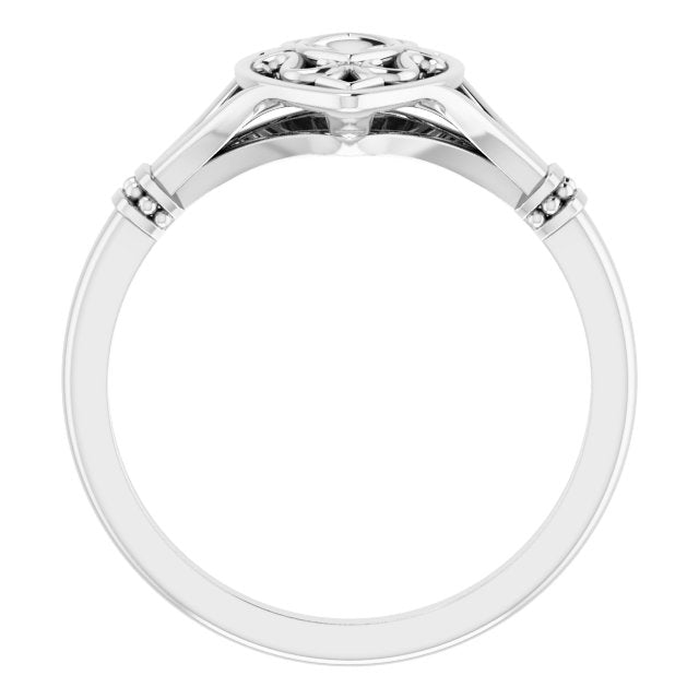 Sterling Silver Vintage-Inspired Ring 2