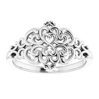 Sterling Silver Vintage-Inspired Ring 3