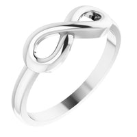 Sterling Silver Infinity-Inspired Ring 1