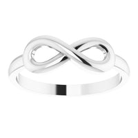 Sterling Silver Infinity-Inspired Ring 3