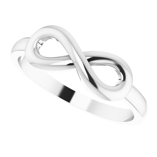 Sterling Silver Infinity-Inspired Ring 5