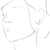 14K Yellow 1/6 CTW Diamond Ear Climbers 3