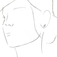14K White .03 CTW Diamond Leaf Ear Climbers 3