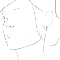 14K White 1/6 CTW Diamond Arrow Earrings 3