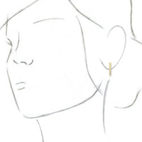 14K Yellow .07 CTW Diamond Geometric Dangle Earrings 3