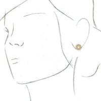 14K Yellow 1/3 CTW Diamond Earrings 3