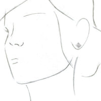 Sterling Silver Geometric Earrings with Backs 2