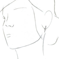 Platinum 1/10 CTW Diamond Bar Earrings 3
