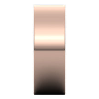 14K Rose 7 mm Flat Band Size 9