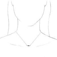 14K White Blue Sapphire & 1/5 CTW Diamond 18" Necklace 3