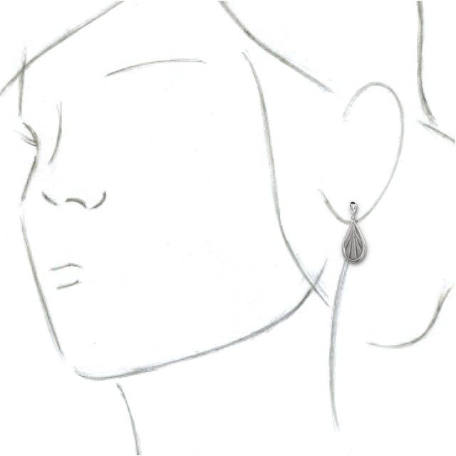 Sterling Silver Geometric Dangle Earrings 3