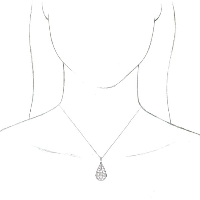 Sterling Silver Vintage-Inspired Freshwater Cultured Pearl 16-18" Necklace 3