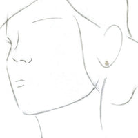 14K Yellow 1/5 CTW Diamond Geometric Cluster Earrings 3