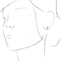 14K White 1/6 CTW Diamond Petite Ear Climbers 3