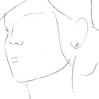 14K Yellow .07 CTW Diamond Petite Ear Climbers 3