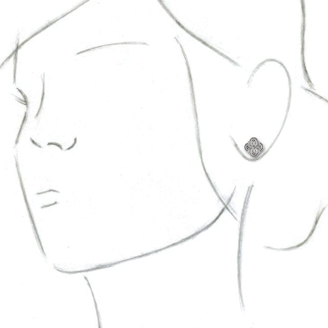 Sterling Silver Vintage-Inspired Clover Earrings 3