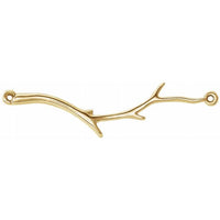 14K Yellow Branch Bar 16-18" Necklace 4