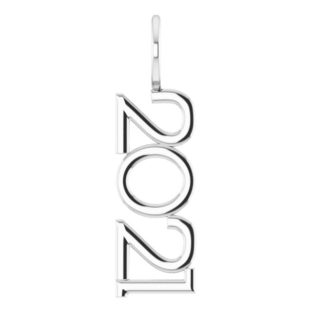 Sterling Silver 2022 Year 16-18" Necklace