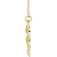14K Yellow Gold Snake 16-18" Necklace