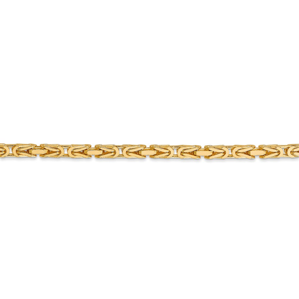 14k 2.5mm Byzantine Chain