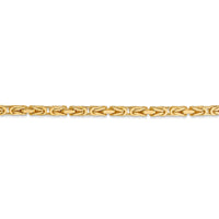 14k 2.5mm Byzantine Chain