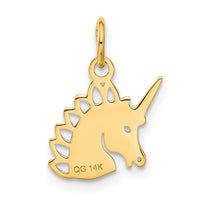 14k Unicorn Charm
