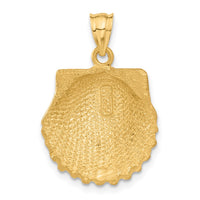 14k Seashell Pendant