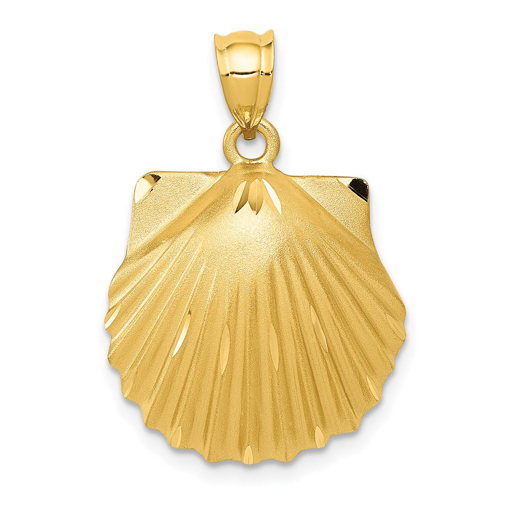 14k Seashell Pendant