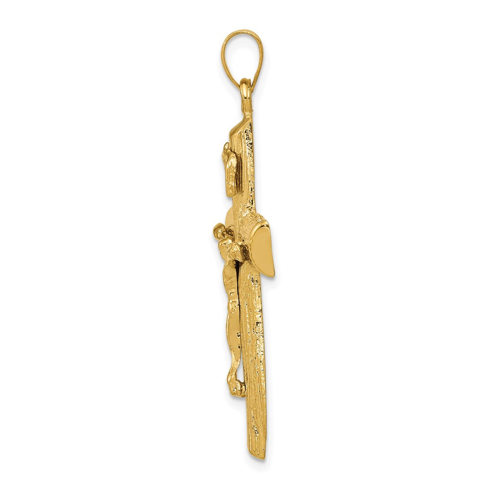 14k Crucifix Charm